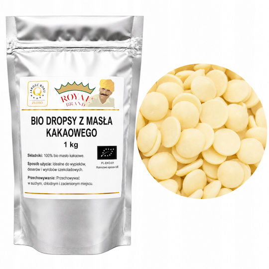 Organic Cocoa Butter 1 Kg Edible Cocoa Fat Drops Confectionery