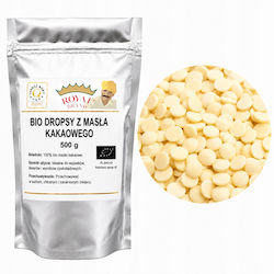 Βιολογικό Βούτυρο Κακάο Βρώσιμο 500 G Drops Φυσικού Λίπους Κακάο Γλυκά Σοκολάτα Αρτοσκευάσματα