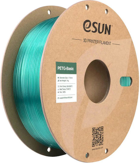 Esun Filament Pentru Imprimante 3D PETG Verde Deschis 1kg
