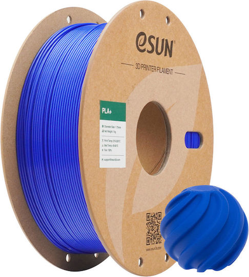 Esun PLA+ 3D Printer Filament 1.75mm Μπλε 1kg