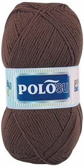 Polosu Premium Acrilyc Strickgarn Candy Baby 238 Braune 100g 300m