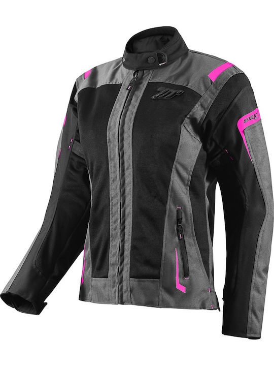 Seventy Degrees SD-JT68 Sahara Γυναικείο Μπουφάν Καλοκαιρινό Gray/Fuchsia Seventy Degrees SD-JT68 Sahara Γυναικείο Μπουφάν Καλοκαιρινό Gray/Fuchsia