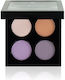Dust+Cream Palette With Pressed Powder Eye Shadows Lavender 5gr
