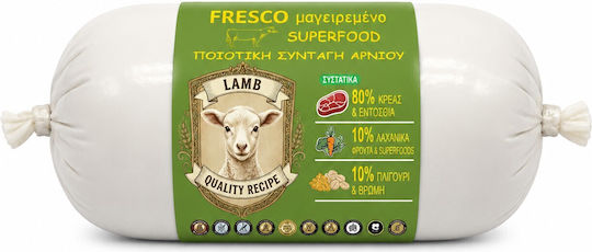 Barf Food Σαλάμι Σκύλου με Αρνί, Λαχανικά, Φρούτα, Κρέας και Ελαιόλαδο 500gr