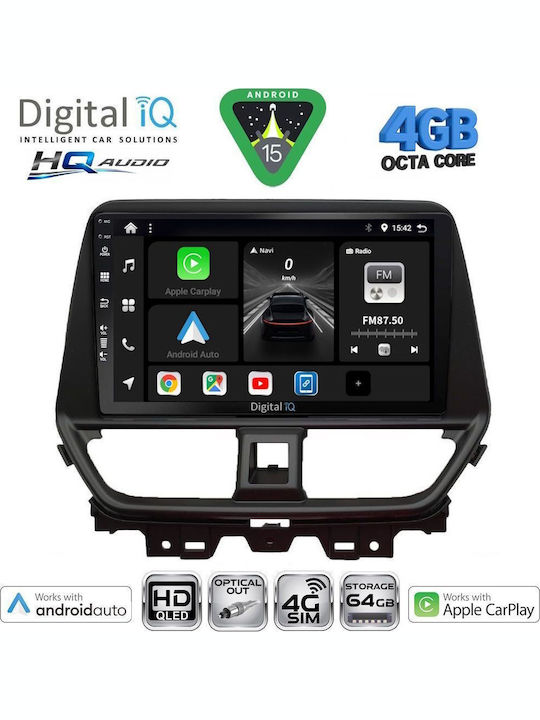 Digital IQ Car Audio System for Suzuki Baleno 2022 (Bluetooth/USB/WiFi/GPS/Apple CarPlay/Android Auto) with 9" Touch Screen