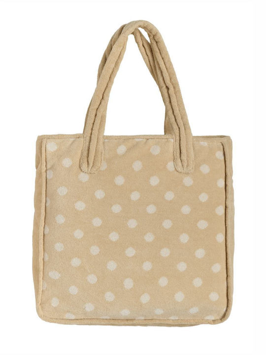 Kentia Stoff Strandtasche Rucksack Beige