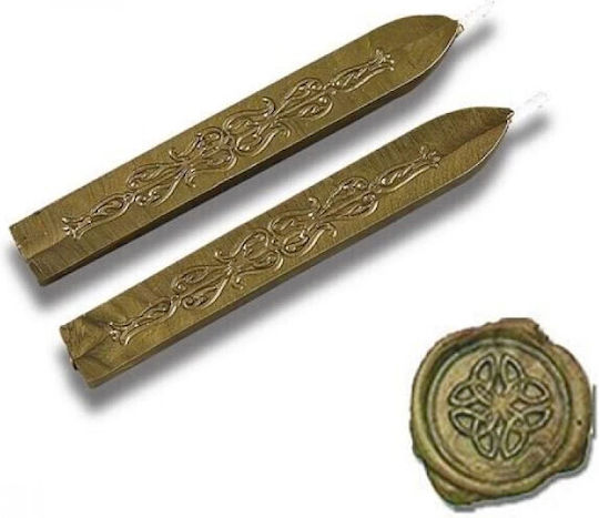 Sealing Wax Dream 10cm Wick Olive Gold 1 Piece