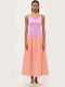 Summer Midi Dress Fuchsia