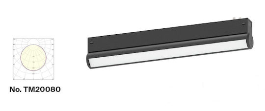 Inlight LED Kommerzielle Lineare Beleuchtung Decke 15W Warm- bis Kaltweiß M33.4xB6xH6cm