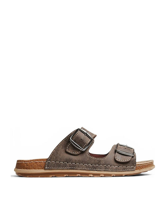 Herrensandalen in Brauner Farbe