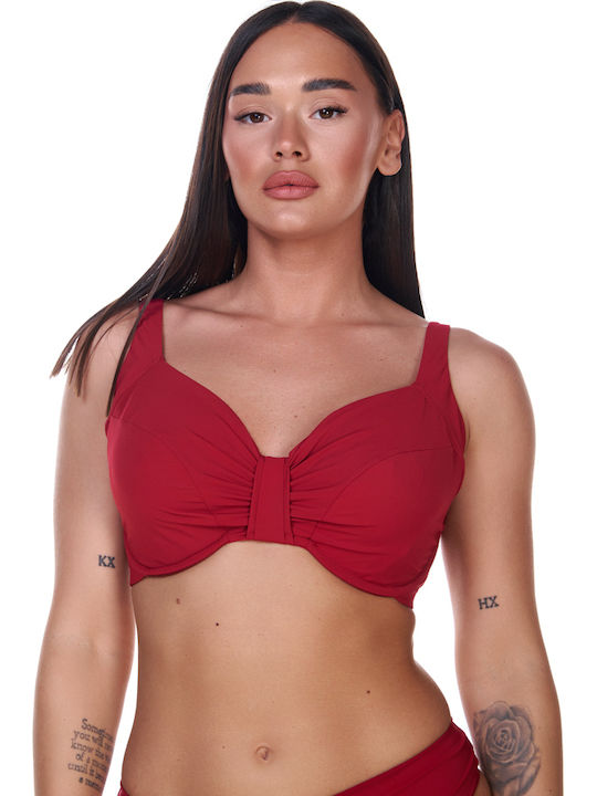 Luna Sense Bikini Σουτιέν Μπορντώ