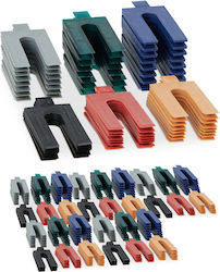Set 288 Spacer Plates Hardware Installation Relaxdays 1-6 Mm Multicolor 3.5x7.5 Cm