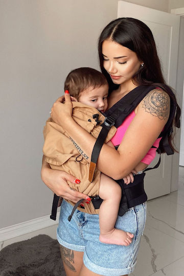 SteweHome Classic Baby Carrier Pink with Maximum Child Weight 3.5kg