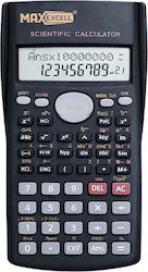 Calculator Științific Max Excell Ecran Lcd Cu Două Linii Funcții Avansate Negru