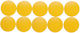 Maul Round Magnets D38mm 2.50 Kg Force 10 Pcs Set Maul Solid Yellow
