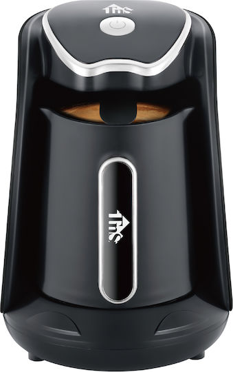 TnS Electric Greek Coffee Pot 600W with 300ml Capacity Black