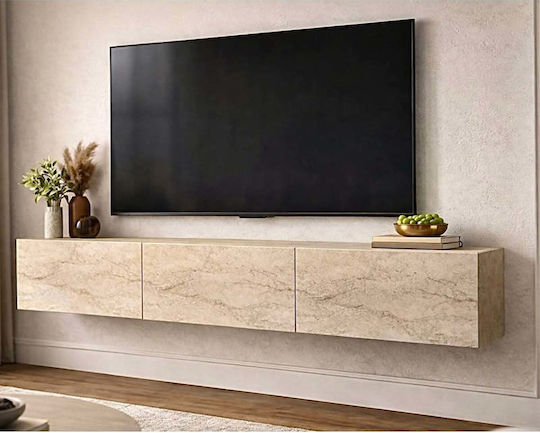 TV-Ständer Weiß M180xP31xH27cm SteweHome