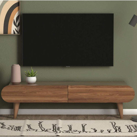 Brown TV Stand L130xD30xH40cm