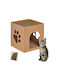 Relaxdays Kratzbaum Braune 30x30,5x30cm