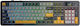Aula F108 Pro Wireless Gaming Mechanical Keyboard with LEOBOG Reaper Switches and RGB Lighting English US Gray