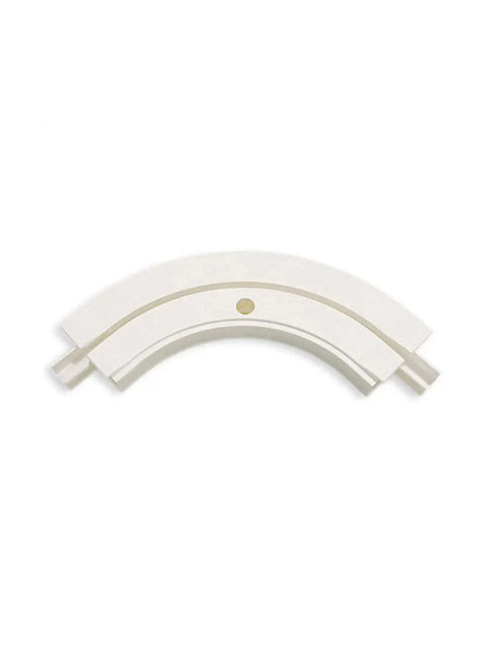 Gardinia Curtain Rail Base Wall White
