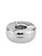 Raki Stainless Steel Windproof Ashtray 12xh5.5cm