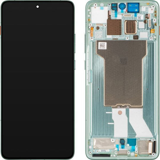 Motorola Screen with Touch Mechanism for Edge 70 Lily Pad Black