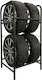 Relaxdays Tire Rack 4 Tires 106x53x43 Cm Metal ...