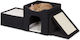 Foldable Cat Bed Relaxdays 3 Resting Spots Black 36.5x112x41 Cm