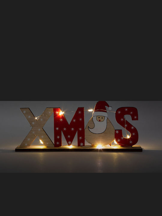 Alista Home Figurină Decorativă de Crăciun Iluminată Albă pe Baterii 21x8.5x4cm 10 Bucăți