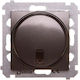Simon 54 Remote Control Dimmer 20-500w Anthracite Ds13t.01/48