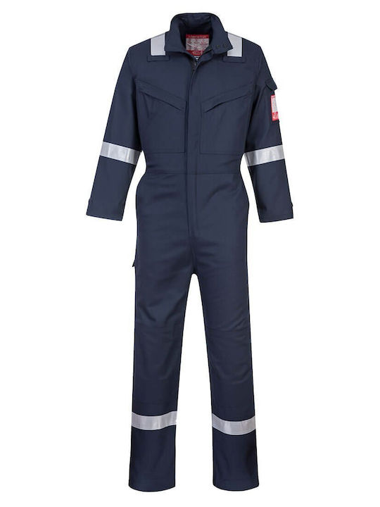 Bizflame Flame-resistant Coverall En Iso11612 Size Xxl Navy R