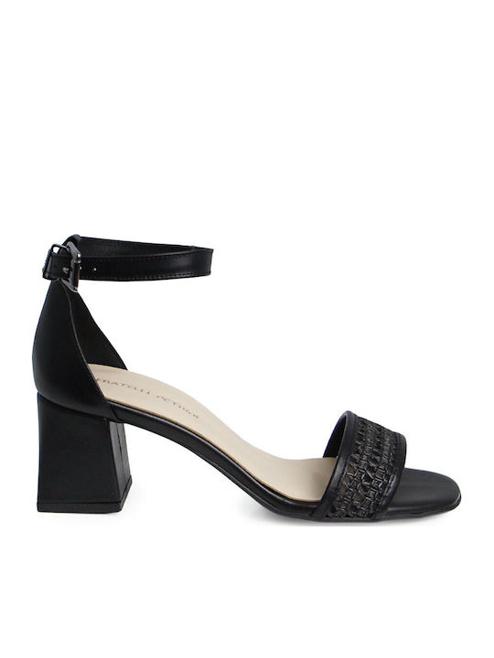 Leather Black Sandals