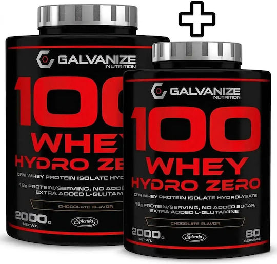 2x Galvanize Nutrition 100 Whey Hydro Zero 2kg 4000гр Шоколад