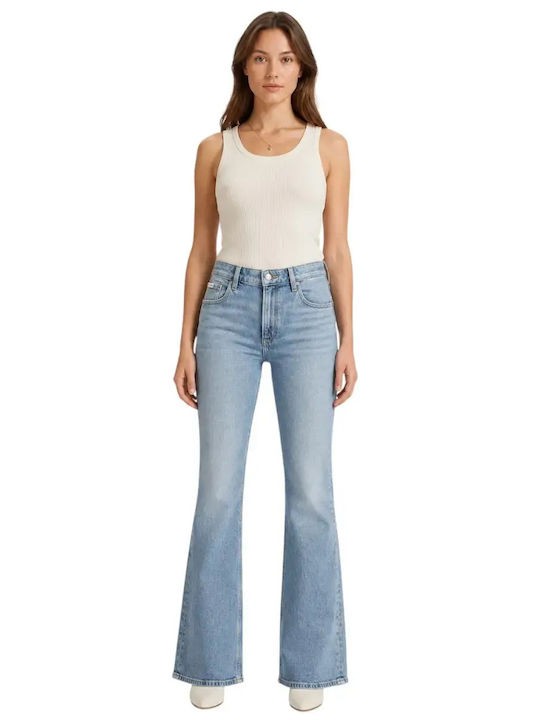 High Rise Women's Jean Pants in Straight Leg Style