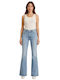 High Rise Women's Jean Pants in Straight Leg Style