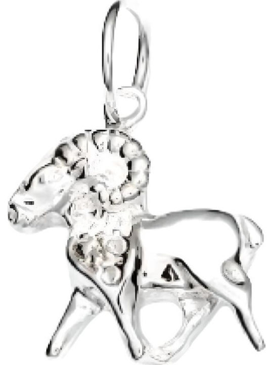 Handy Charm Ζώδιο Κριός από Ασήμι