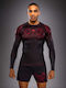 Venum Men's Long Sleeve Shirt VENUM-06306-100 for Jiu-Jitsu Black