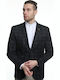 Men’s Suit Jacket with Slim Fit Black