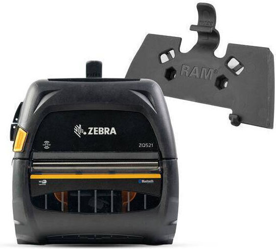 Ram Mounts Ram Quick Release Printer Mount Zebra Zq521 Series Multicolor