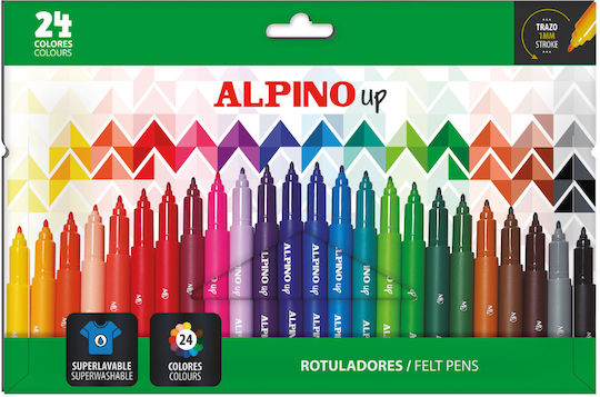 Alpino Markere de Desen Lavabile Set 12 Culori