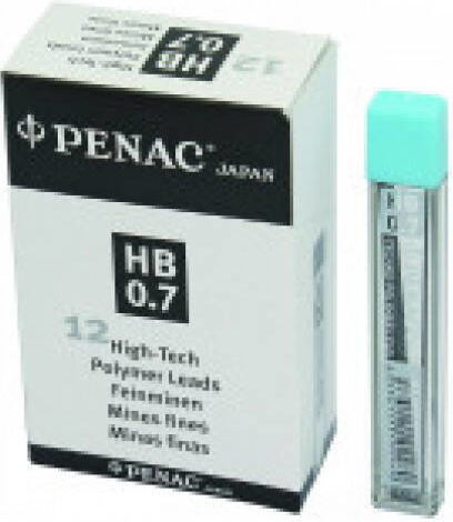 Penac Leads Mechanical Pencil 0.7mm 12/set Penac 2h