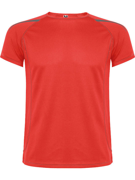 Roly Men's Promotional T-Shirt Short Sleeve Red