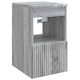 vidaXL Badezimmer Waschtisch-Einheit M30xB35xH50cm Grau Sonoma