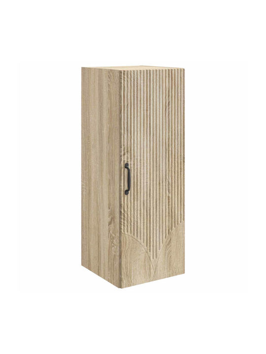 Wall Brown Kitchen Cabinet 33x34.5x90cm