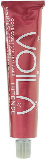 Intercosmo Voila 3c Vopsea Permanentă Intensă Pentru Păr 7.82 Castaniu Iridescent Blond Mediu 60 Ml