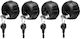 Peruzzo 365/4 Set 4 Anti-theft Locks Bicycle Rack