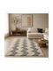 Shaggy Noelia Wohnzimmer Teppich Rechteckig Ecru 120x170cm