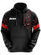 Sweatshirt With Hood Black/Red