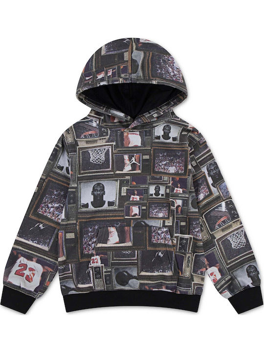Kids Hoodie With Pockets Black Brooklyn
